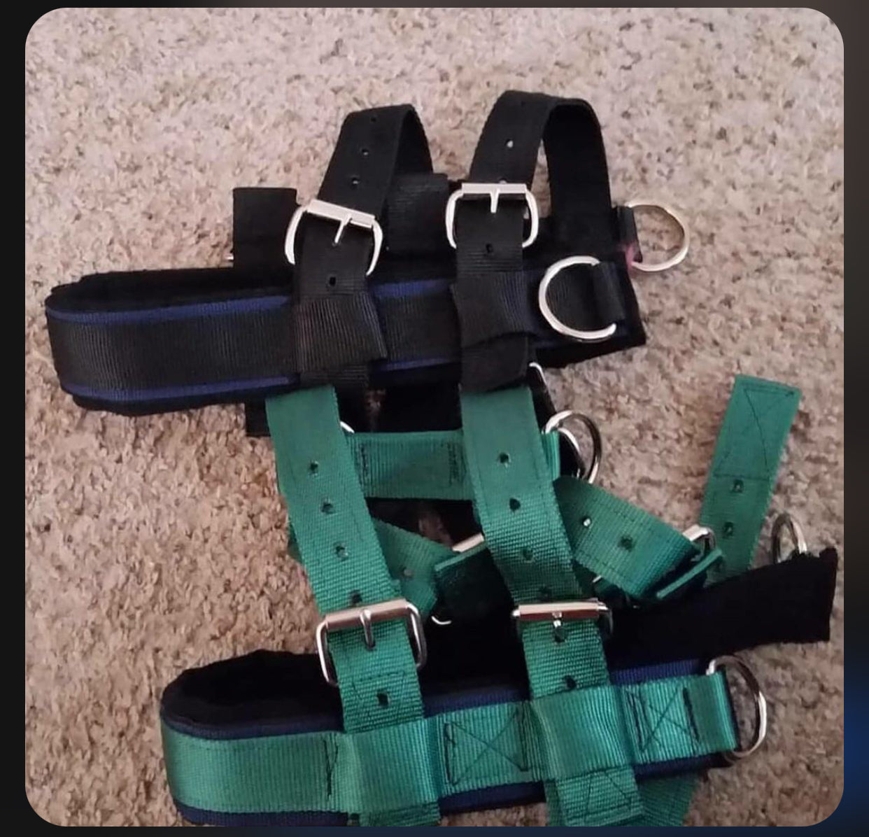 Working Harness with Tracker, Black