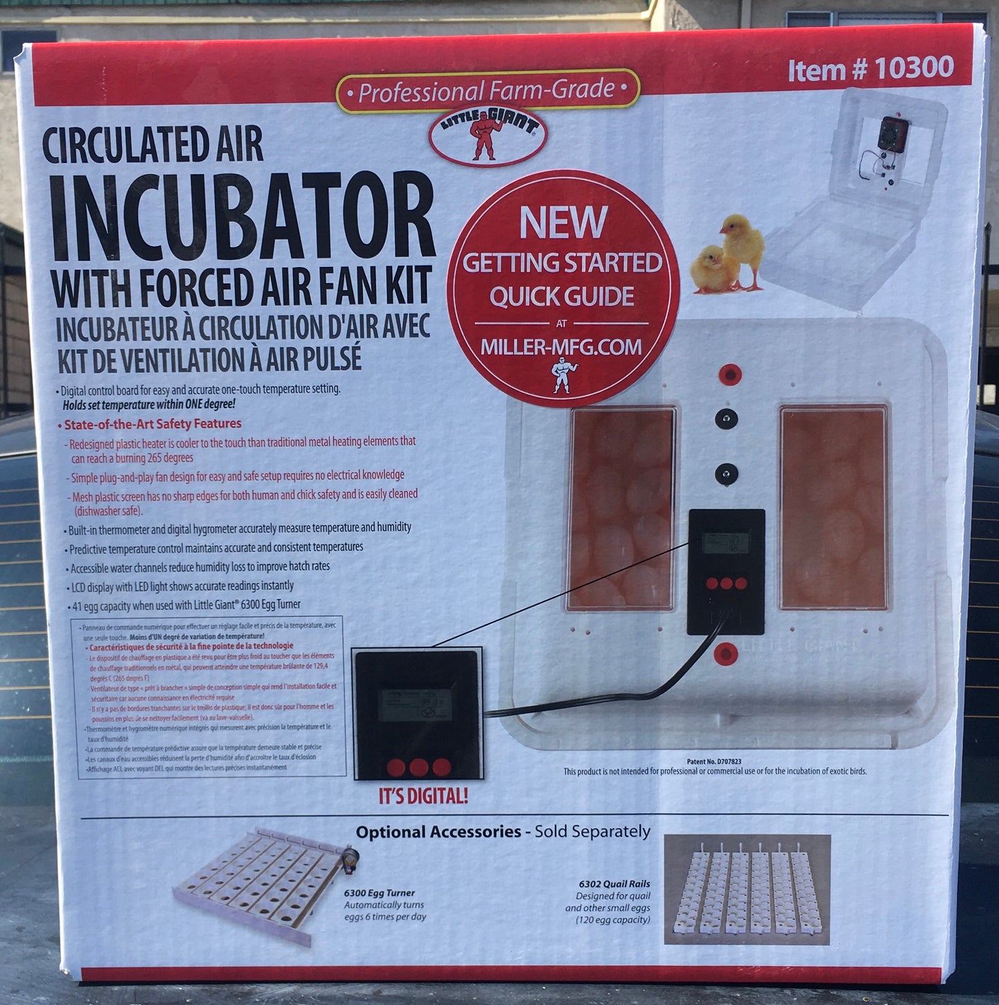 Incubator Digital Circulated Air 41 Eggs