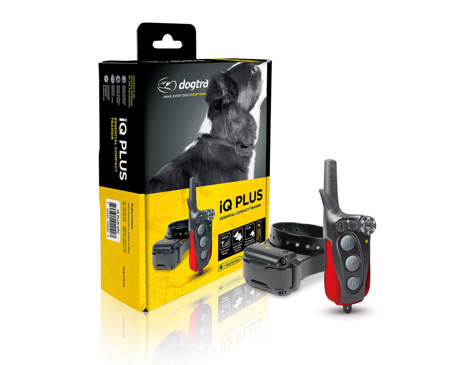 Dogtra iQ Plus - Rechargeable Waterproof 400-Yard Remote Dog Training E-Collar